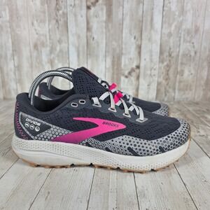 Brooks Divide 3 Women's Running Trail Shoes Sneakers Gray Pink